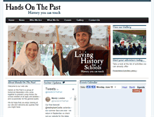 Tablet Screenshot of handsonthepast.net